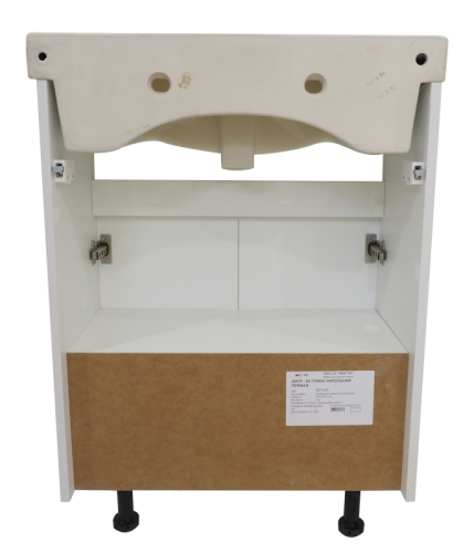 Тумба под раковину Misty Амур Э-Аму01060-021Н 61х30х70 напольная - фото 4