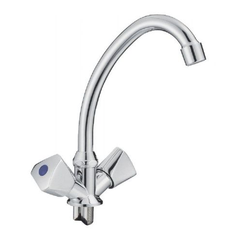 Смеситель для кухни Cron CN4011-2 на мойку хром - фото 2