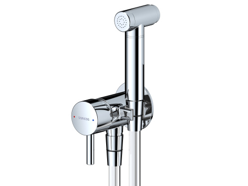 Гигиенический душ со смесителем Sancos Atom SC2001CH хром - фото 2