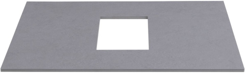 Столешница Allen Brau Priority 1.31009.DG-S 66х41 накладная цвет серый - фото 2