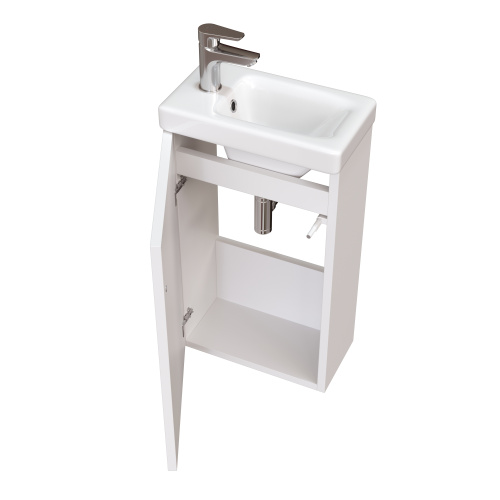 Тумба под раковину Taliente Olejo TA-MBO-40PR-blanco 39х22х65 подвесная - фото 2