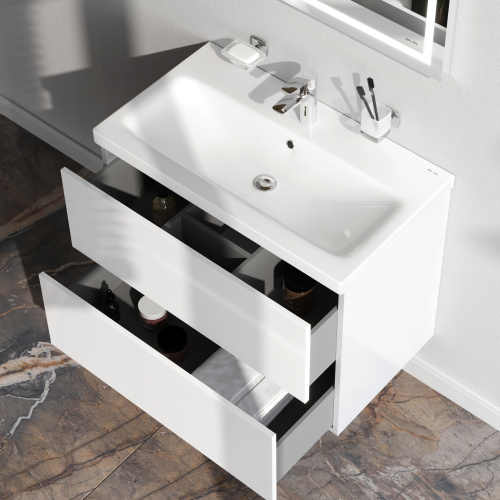 Тумба под раковину Am.Pm Gem M90FHX07522WG 75х42х58 подвесная цвет белый - фото 4