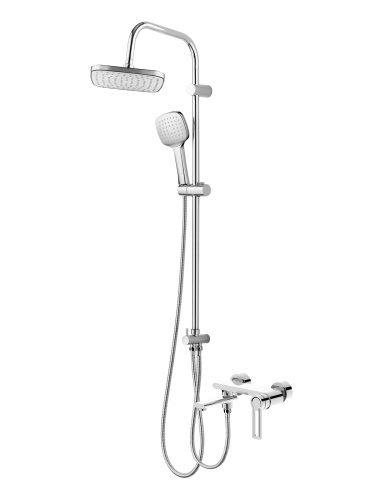 Душевая стойка Orange Splito M36-944cr настенная цвет хром - фото 2