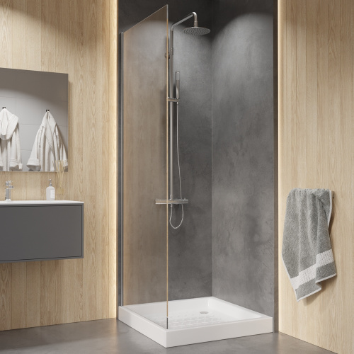 Душевой поддон RGW CER 19170199-01 90х90 керамика белый - фото 4