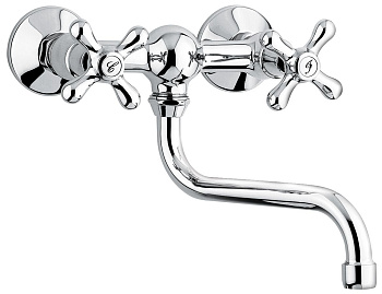 Смеситель для кухни Emmevi Deco Classic 12005S/CR настенный хром