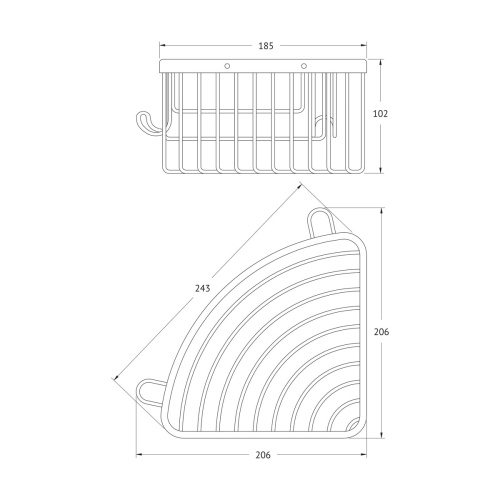 Полка в ванную комнату Artwelle Universell 4133 - фото 2