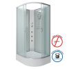 Душевая кабина Niagara Classic 339844LBKG 90х80 асимметричная без крыши ориентация левая