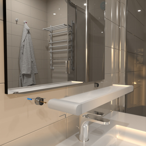 Полка в ванную комнату Altasan Лотос ЛТ70БМ - фото 4