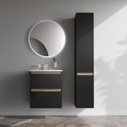 Тумба под раковину Am.Pm X-Joy M85AFHX0552BM 53х45х60 подвесная цвет черный - фото 5