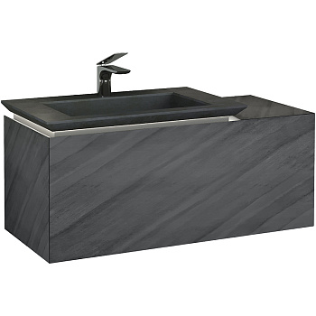 Тумба под раковину Jorno INCLINE Inc.01.90/P/Bet/JR 46х46х90 подвесная цвет серый