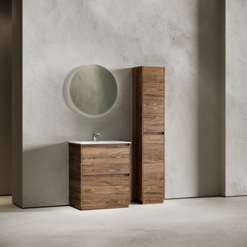 Тумба под раковину Sancos Libra Floor LB70FECH 69х45х84 напольная цвет дуб чарльстон - фото 3