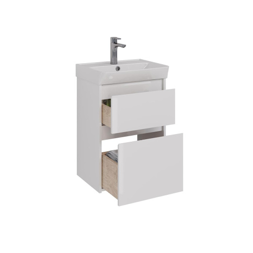 Тумба под раковину LeMark Combi LM03C50T 48х35х65 напольная/подвесная цвет белый - фото 2