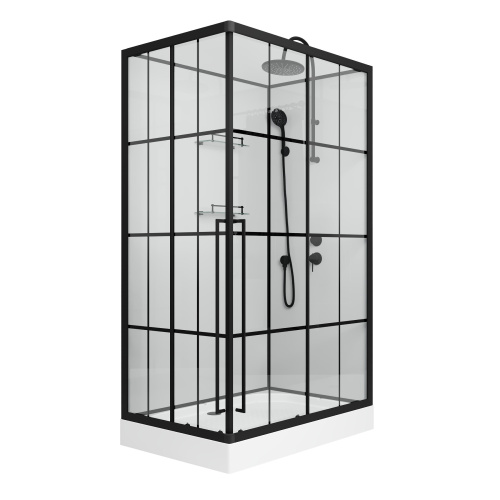 Душевая кабина Niagara Standart ST120/80/15QR/KL/BKT 120х80 прямоугольная без крыши ориентация правая - фото 2