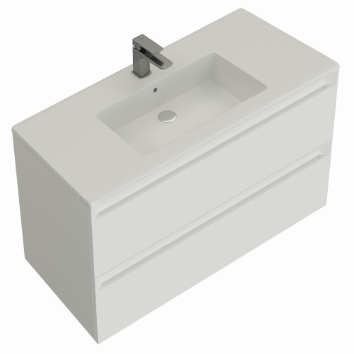 Тумба под раковину Allen Brau Eclipse 2.0 1.E1001.WM 2.0 60х46х63 подвесная цвет белый - фото 4