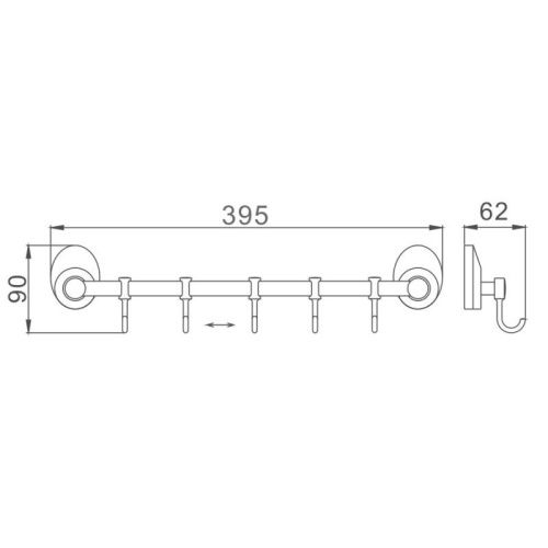 Крючок Haiba HB1615-5 - фото 3