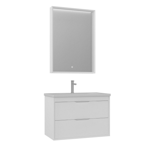 Тумба с раковиной Orka Clay 5004382 80х50х52 цвет белый матовый - фото 2