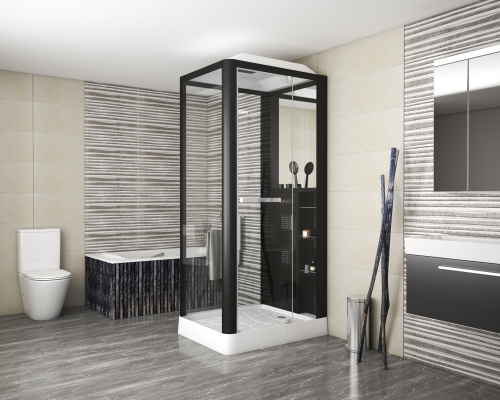 Душевая кабина Grossman GR223 110х90 прямоугольная с крышей ориентация универсальная - фото 2