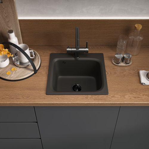 Смеситель для кухни Reflexion Lago RX9903BL на мойку черный - фото 5