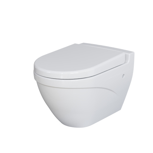 Унитаз подвесной Ambassador Nord 133T20001-132T20001 белый глянцевый с сиденьем микролифт