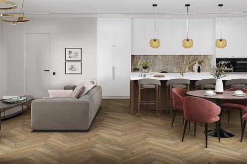 Кварцвиниловая плитка Damy Floor LONDON LVT 190707EL-01-LVT Ковентри толщина 0.25 см 43 класс 590х118 - фото 5