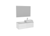 Тумба с раковиной Creavit Flat FA0120.42.MBY+FA120.00 120х50
