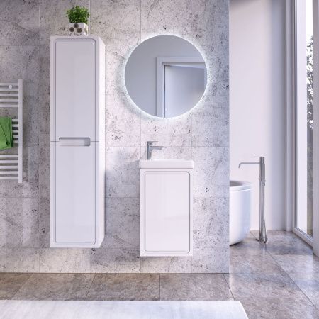Тумба под раковину Taliente Olejo TA-MBO-40PR-blanco 40х20 подвесная цвет белый