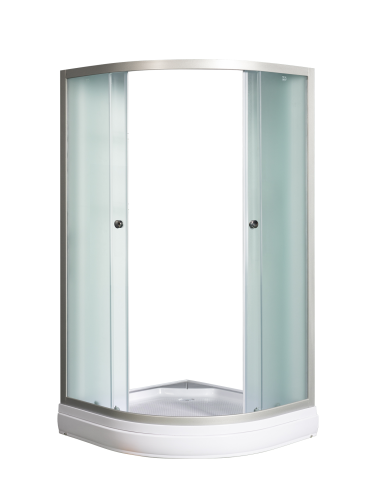 Душевой уголок River DON LIGHT 10000002918 90х90 стекло матовое профиль хром матовый без поддона - фото 3