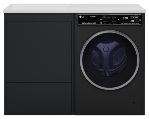 Тумба под раковину Brevita Grafit GRA-01060-013Я 59х46х86 напольная цвет серый - фото 2
