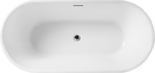 Ванна акриловая BelBagno BB405-1700-800 170х80 отдельностоящая овальная с ножками - фото 2