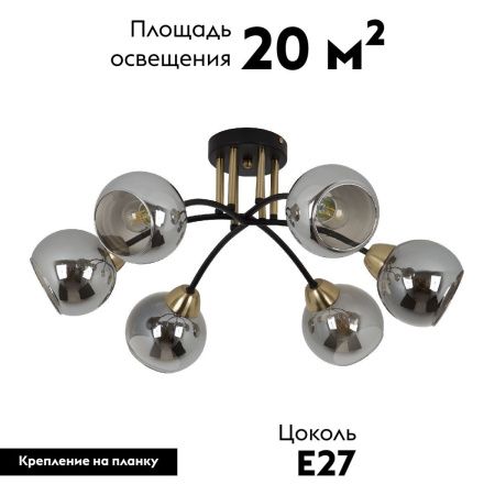 Люстра потолочная Modelux MD.1217.6
