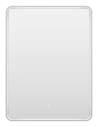 Зеркало в ванную Brevita Mercury MER-Rett6-060/80-platinum 60х80 - фото 3