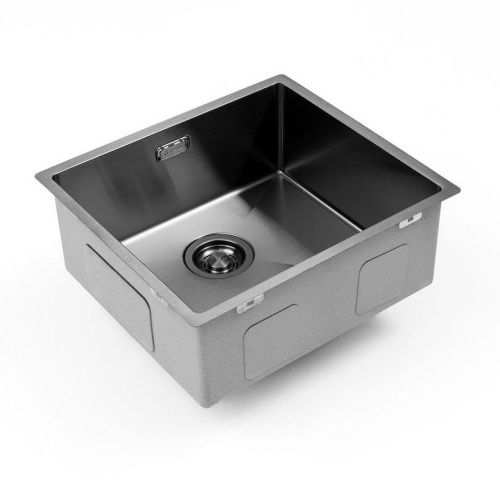 Кухонная мойка Grandex Aqua 5040603 49х44 цвет графит поверхность матовая - фото 4