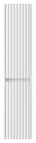 Шкаф-пенал Brevita Balaton BAL-05035-01-2П 35х34х163 подвесной цвет белый - фото 2