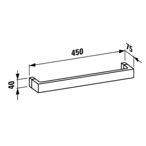 Полотенцедержатель Laufen Kartell 3.8133.1.092.000.1 - фото 2