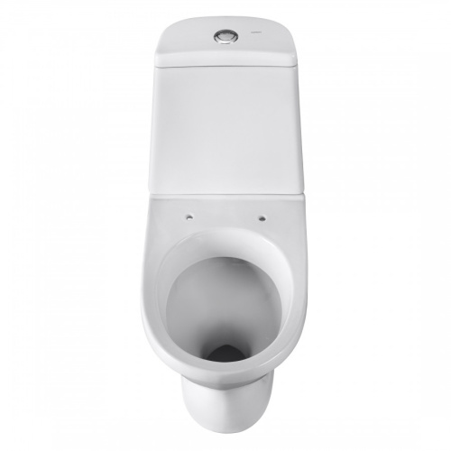 Унитаз-компакт напольный с бачком Santeri Прайм 1P2063S0000BF белый с сиденьем микролифт каскадный смыв - фото 4