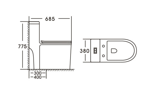 Унитаз-компакт напольный с бачком Stella Polar Куэнка SP-00001878 белый с сиденьем микролифт душевой смыв - фото 3