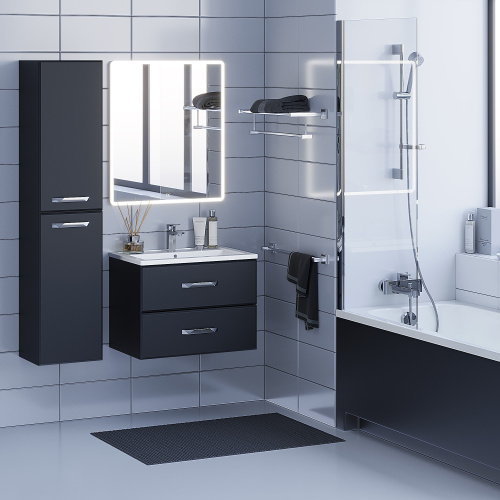 Шкаф-пенал Uperwood Foster 291020527 36х30х160 подвесной - фото 2