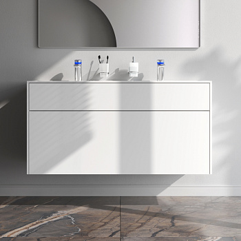 Тумба под раковину Am.Pm Inspire V2.0 M50AFHX1203WM 121х49х60 подвесная цвет белый матовый