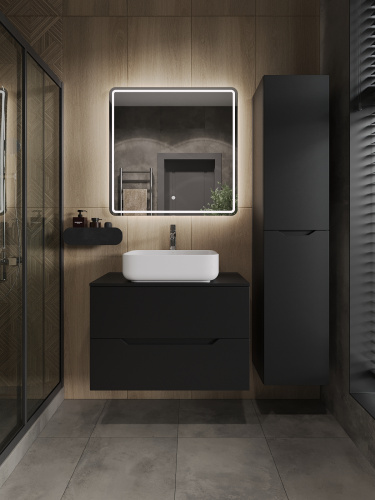 Тумба с раковиной Orange Line Li-80TubMDF+B05-500W 81х46х68 - фото 5