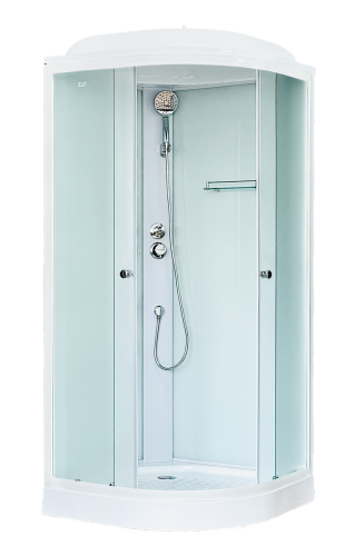 Душевая кабина Royal Bath НК RB90HK5-WC 90х90 четверть круга с крышей ориентация универсальная