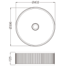 Раковина из нержавеющей стали AltroBagno Costoso AltroBagnoCostoso001008BrAn 40х40 накладная цвет бронза