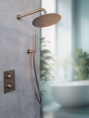 Душевая система AltroBagno Unione AltroBagnoUnione040409GM встраиваемая в стену - фото 2