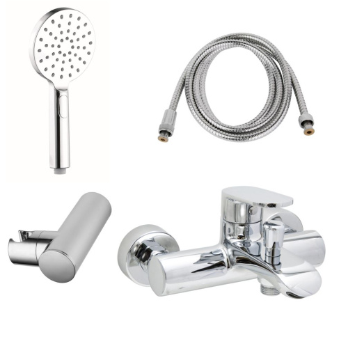 Смеситель для душа AQG Beta 01BE2410CR настенный хром