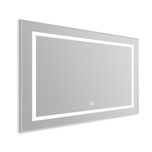 Зеркало в ванную BelBagno Kraft SPC-KRAFT-985-685-TCH-WARM 99х69 цвет серый - фото 2