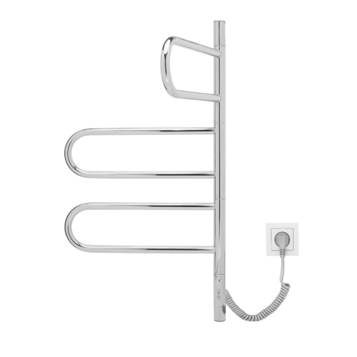 Полотенцесушитель Vincea VTD-1R2CE 52х79 электрический хром - фото 4