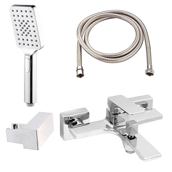 Смеситель для душа AQG Delta 01DEL419CR настенный хром