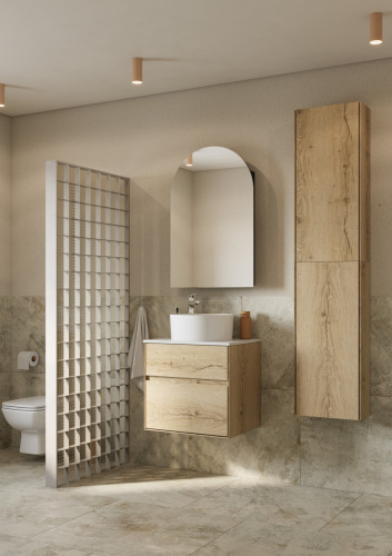 Зеркало-шкаф Aquaton Санта-Барбара 1A286402CB82R 60х13х90 подвесной цвет черный - фото 4