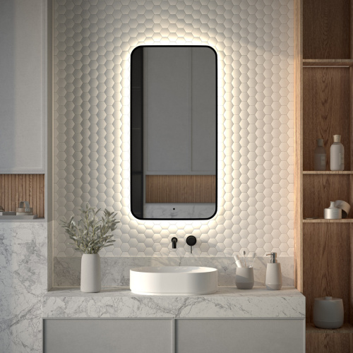 Зеркало в ванную Defesto AURA DF 2965R 50х100 - фото 3