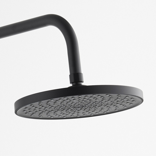 Душевая стойка Bond Circle B01-8888 настенная цвет черный матовый - фото 4