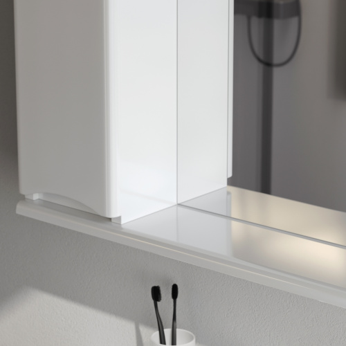 Зеркало-шкаф Am.Pm Like M80MPL0801WG 80х15х78 подвесной цвет белый - фото 5